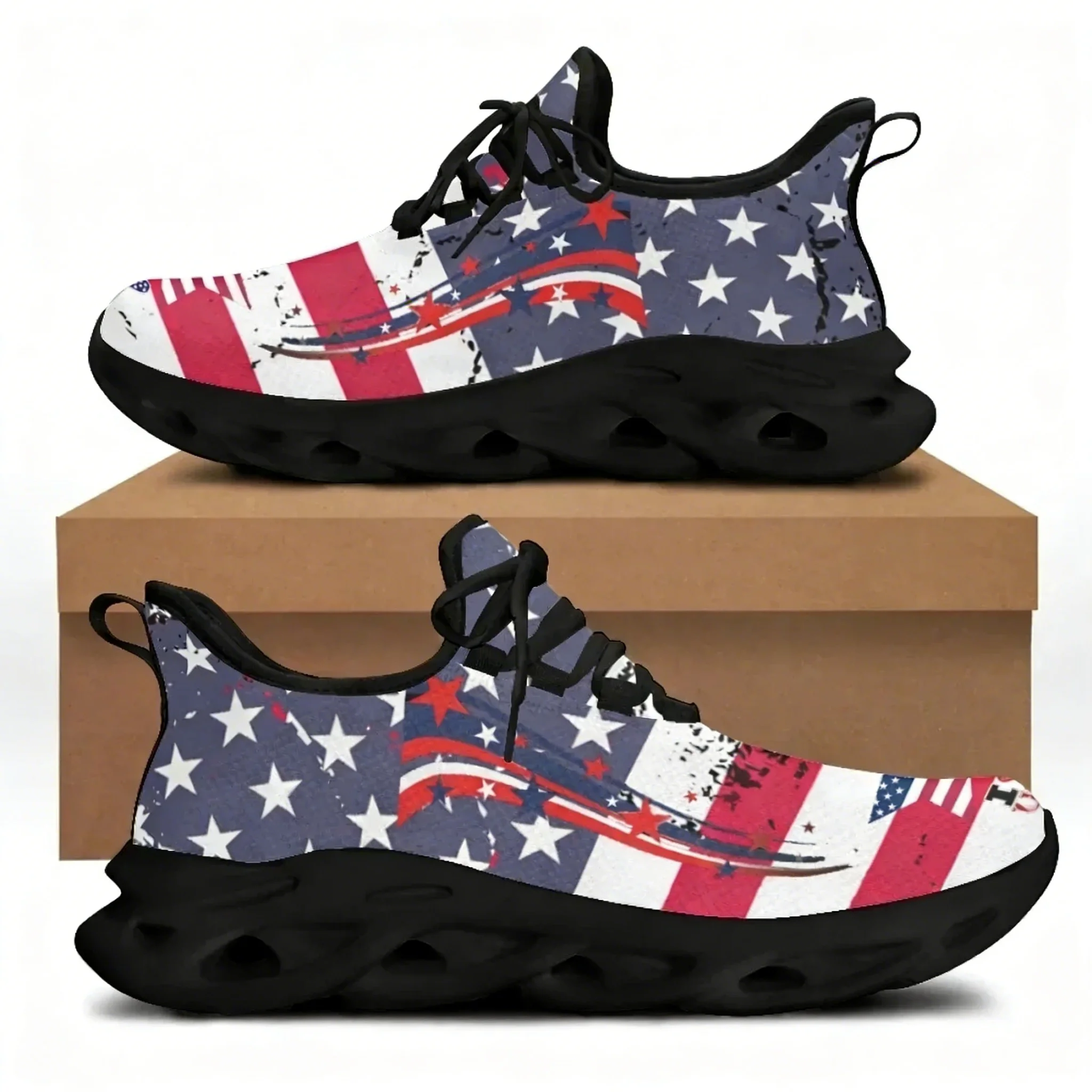 Men'S Shoes Liberty - 7.4 Płaskie buty damskie z nadrukiem