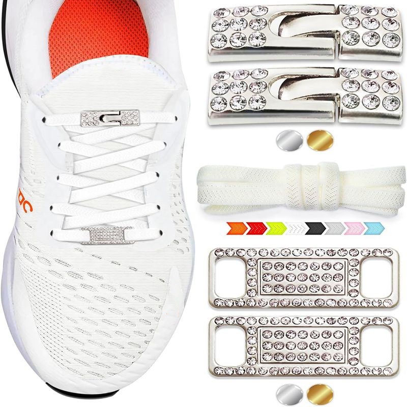 Men'S Shoes Smart - Luksusowe, błyszczące, inteligentne metalowe sznurowadła, elastyczne,