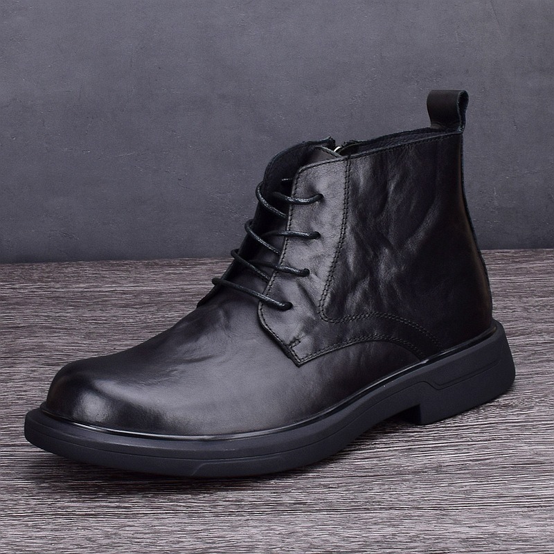 Men'S Shoes Hoka Sale - Buty męskie Botki Modne Casualowe Skórzane