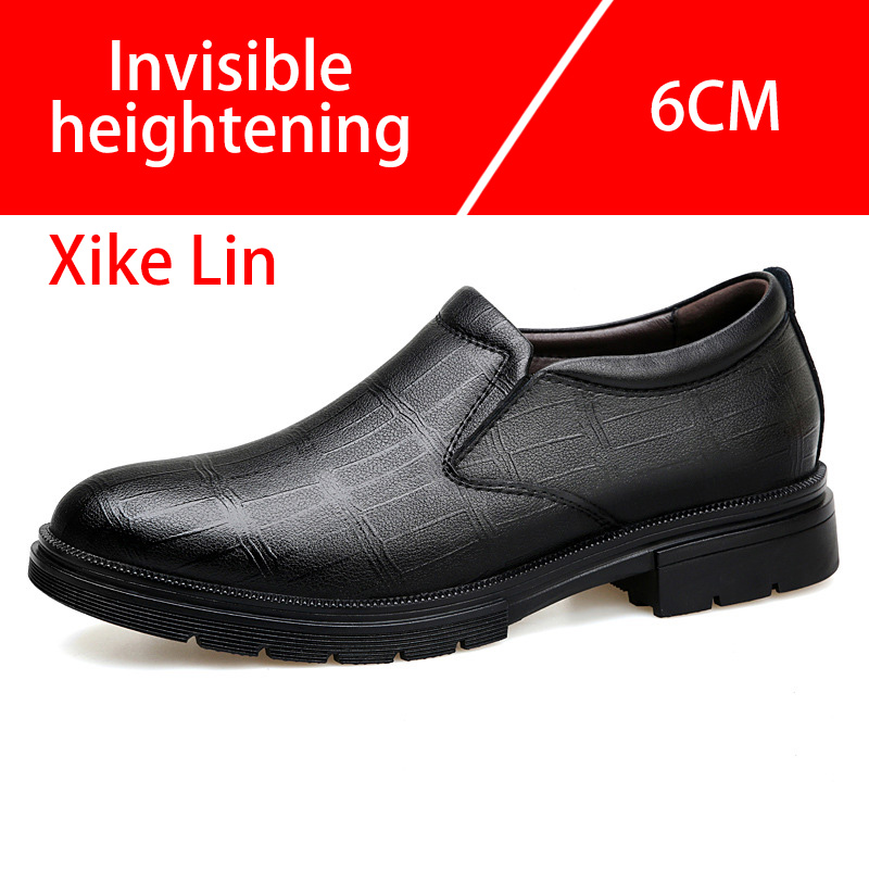 Męskie skórzane buty codzienne – Men'S Shoes With Height Increase recenzja i cena