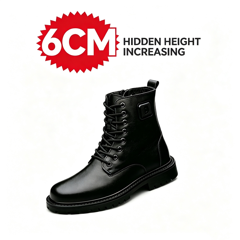 Męskie skórzane buty z ukrytym – Men'S Shoes With Height Increase recenzja i cena