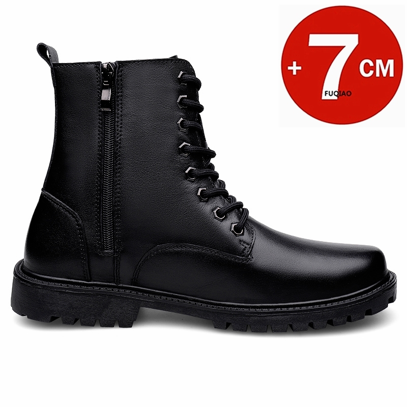 Męskie skórzane buty z ukrytym – Men'S Shoes With Height Increase recenzja i cena